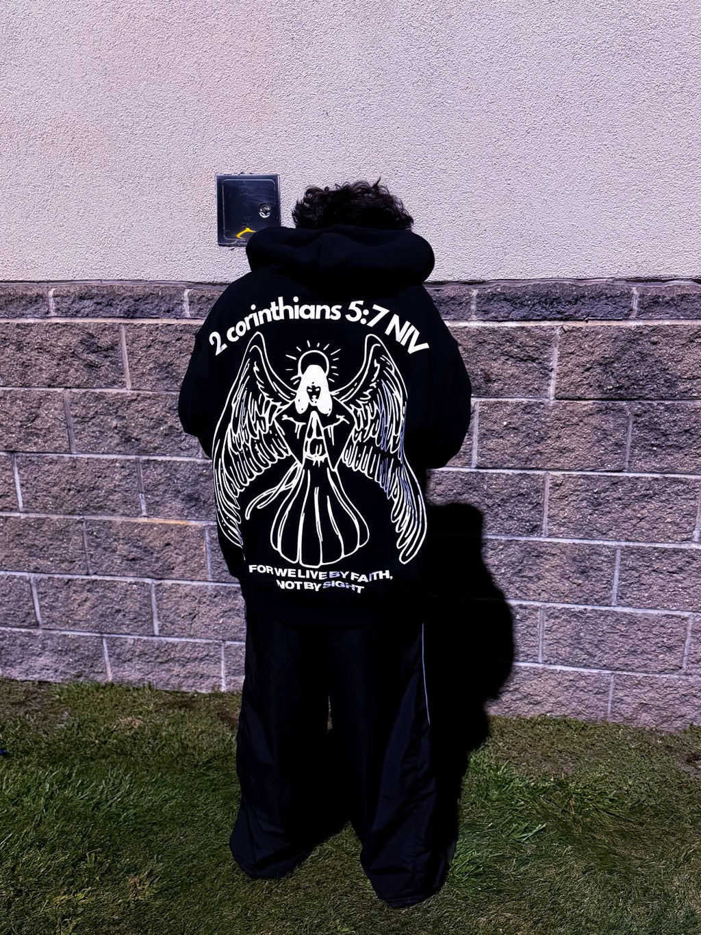 FOLLOW BY FAITH NOT BY SIGHT SWEATER